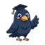 Spralingua raven mascot
